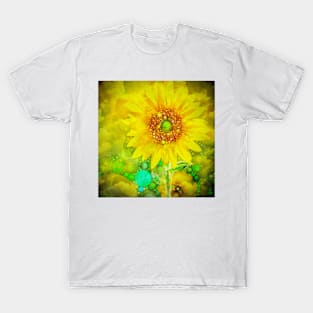 Sunflower Abstract T-Shirt